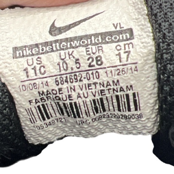 Nike Vapor Kids Baseball Cleats - Picture 8 of 8